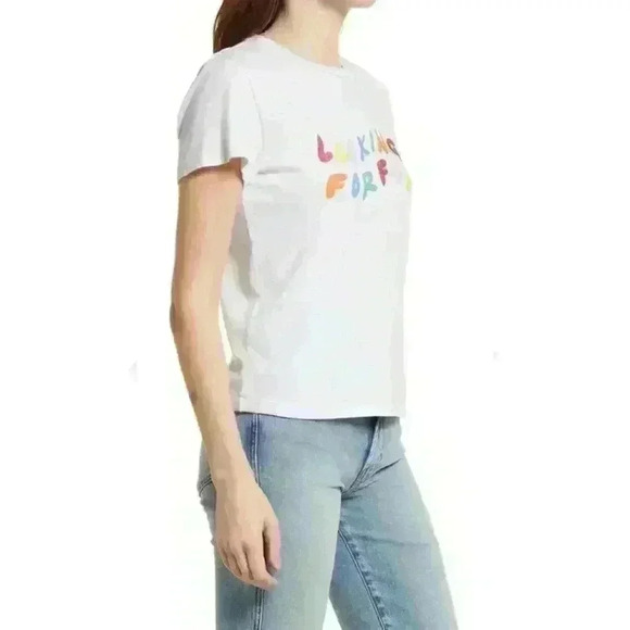 RE/DONE Looking for Fun Print Baby Tee - Picture 15 of 16